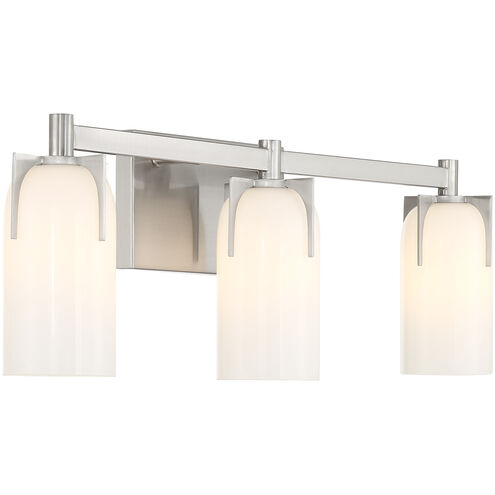 Caldwell 3 Light 24 inch Satin Nickel Bathroom Vanity Light Wall Light