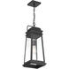 Boone 1 Light 8.25 inch Matte Black Outdoor Hanging Lantern