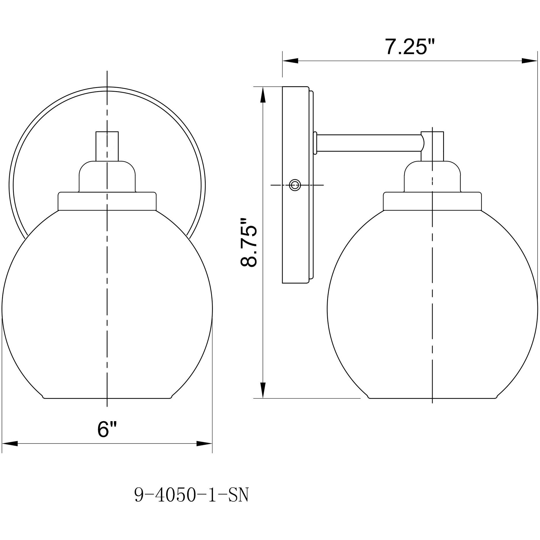 Carson 1 Light 5.5 inch Warm Brass Bathroom Vanity Light Wall Light, Essentials