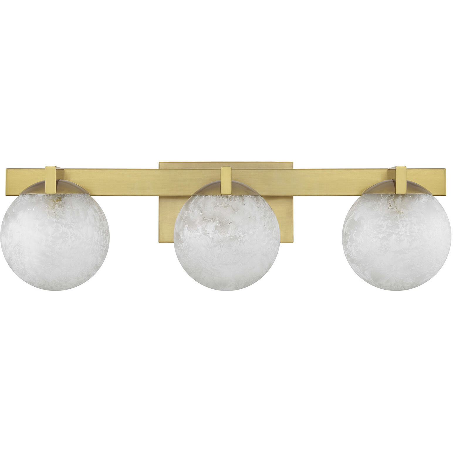 Darien 3 Light 25 inch Warm Brass Bathroom Vanity Light Wall Light