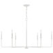 Salerno 6 Light 42 inch Bisque White Chandelier Ceiling Light, Essentials