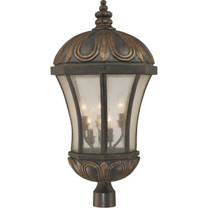 Ponce de Leon 6 Light 30 inch Old Tuscan Outdoor Post Lantern