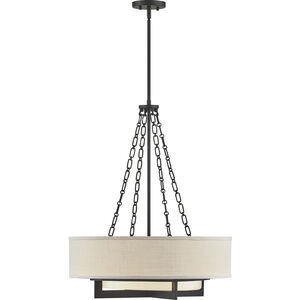 Brentwood 4 Light 24 inch Matte Black Pendant Ceiling Light