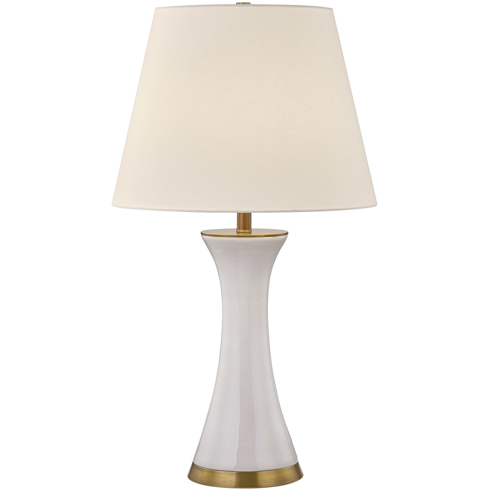 Dana 31.63 inch 100.00 watt White Table Lamp Portable Light, Coco & Dash