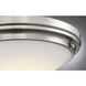Lucerne 1 Light Incandescent Satin Nickel Fan Light Kit