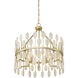 Royale 5 Light 22 inch Noble Brass Pendant Ceiling Light