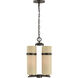 Weston 4 Light 13 inch Mediterranean Bronze Chandelier Ceiling Light