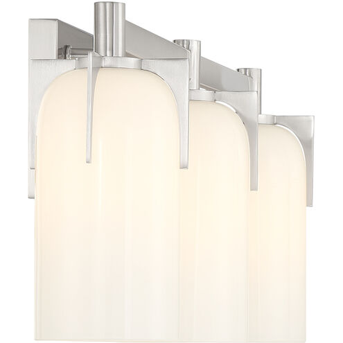 Caldwell 3 Light 24 inch Satin Nickel Bathroom Vanity Light Wall Light