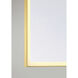 Paulding 60 X 42 inch Gold LED Mirror