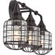 Connell 3 Light 23.25 inch English Bronze Bathroom Vanity Light Wall Light