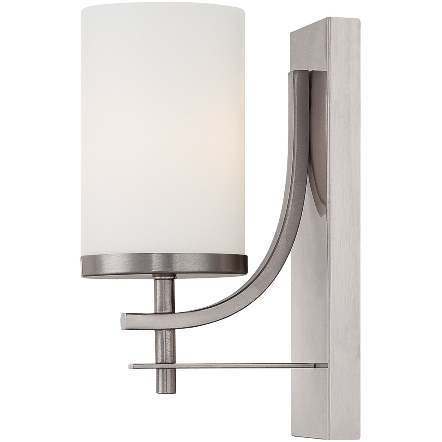 Colton 1 Light 4.75 inch Satin Nickel Wall Sconce Wall Light, Essentials