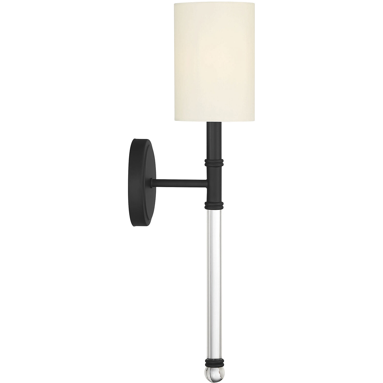 Fremont 1 Light 5 inch Matte Black Wall Sconce Wall Light, Essentials