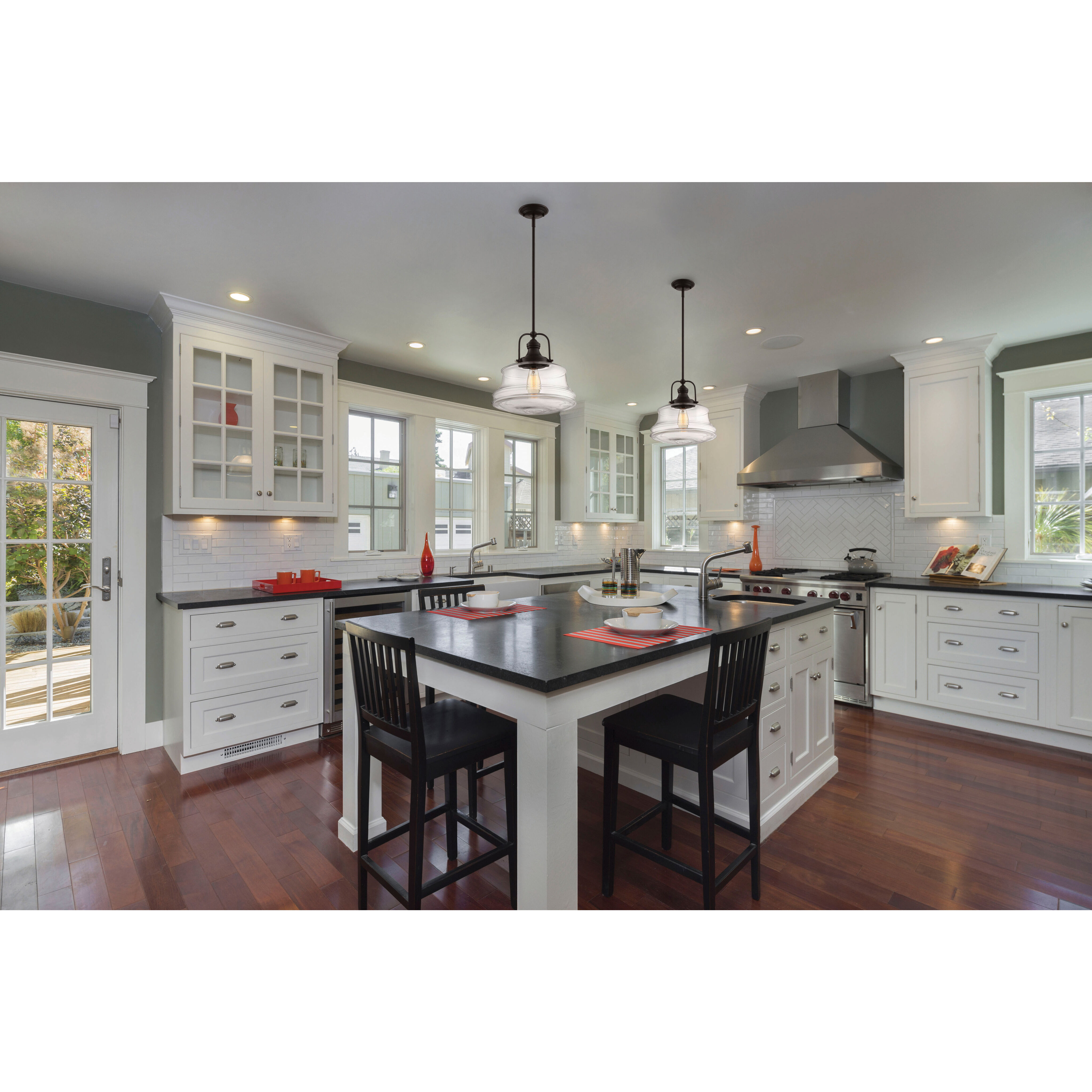 Garvey 1 Light 14 inch English Bronze Pendant Ceiling Light, Essentials