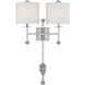 Devon 2 Light 18 inch Satin Nickel Wall Sconce Wall Light