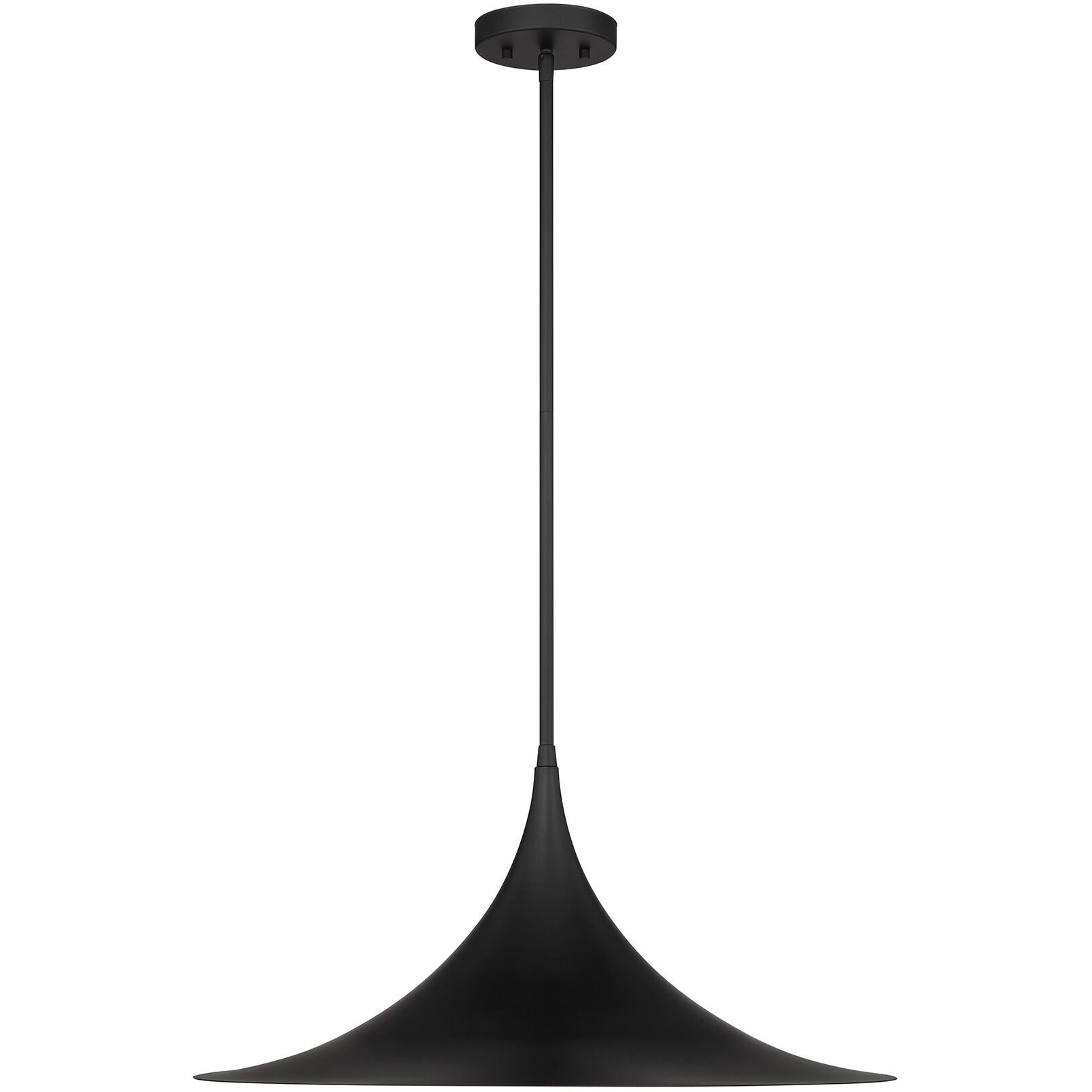 Bowdin 1 Light 24 inch Matte Black Pendant Ceiling Light