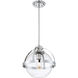 Pendleton 1 Light 14 inch Polished Chrome Pendant Ceiling Light, Essentials