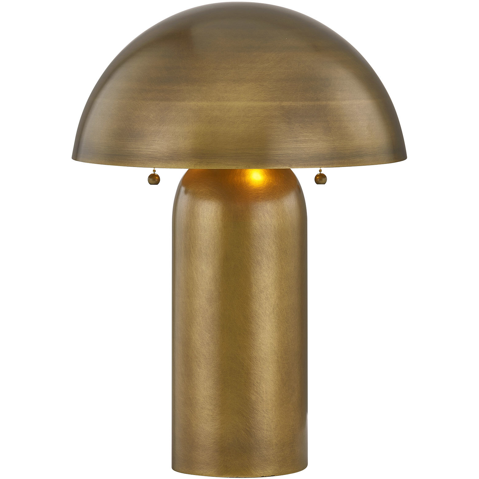 McKey 19 inch 60.00 watt Brass Table Lamp Portable Light, Coco & Dash