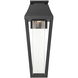 Brookline LED 32.25 inch Matte Black Outdoor Wall Lantern