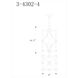 Structure 4 Light 9 inch Aged Steel Pendant Ceiling Light