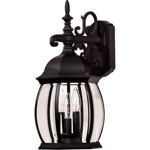 Exterior Collections 3 Light 19 inch Black Outdoor Wall Lantern