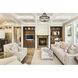 Mallory 3 Light 18 inch Fossil Stone Convertible SemiFlush/Pendant Ceiling Light, Convertible