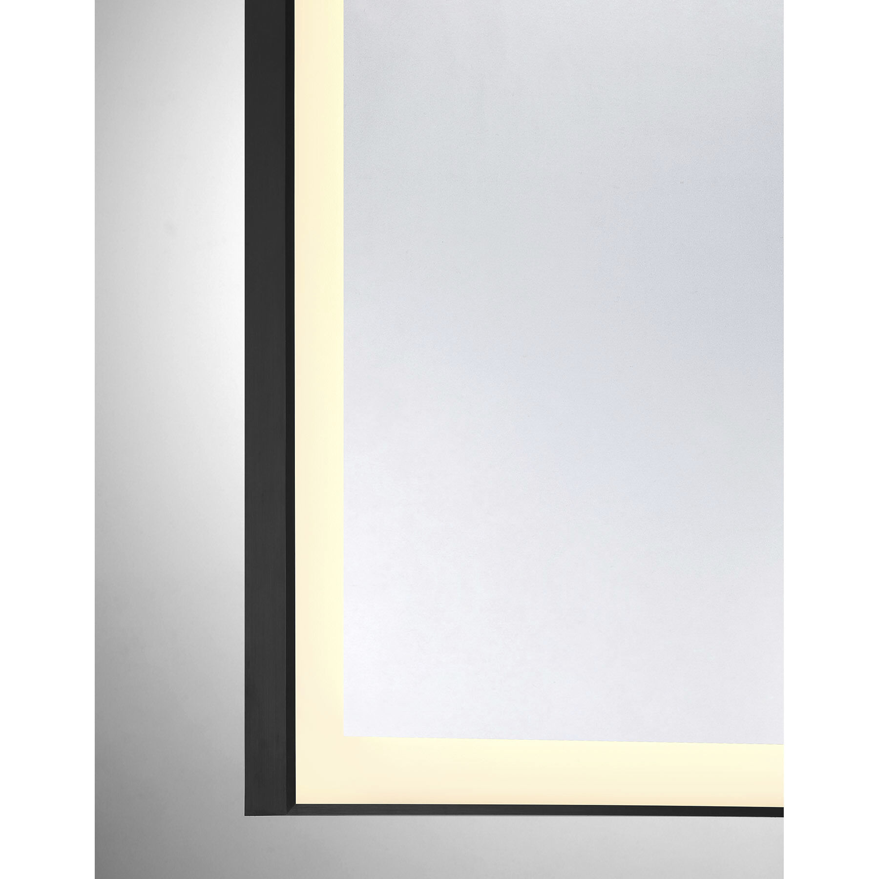 Paulding 48 X 32 inch Black Mirror, Frontlit