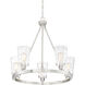 Vaughan 5 Light 26.75 inch Satin Nickel Chandelier Ceiling Light