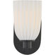 Baldwin 1 Light 4.5 inch Matte Black Wall Sconce Wall Light, Essentials