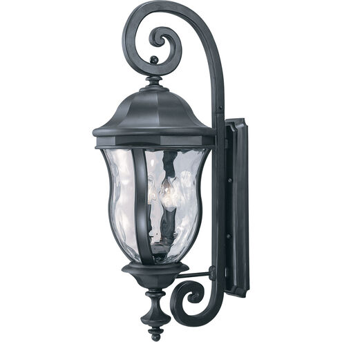 Monticello 4 Light 36 inch Black Outdoor Wall Lantern
