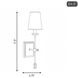 Lorainne 1 Light 4.75 inch Oxidized Black Wall Sconce Wall Light