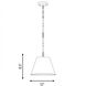 Alden 1 Light 12 inch Warm Brass Pendant Ceiling Light, Essentials