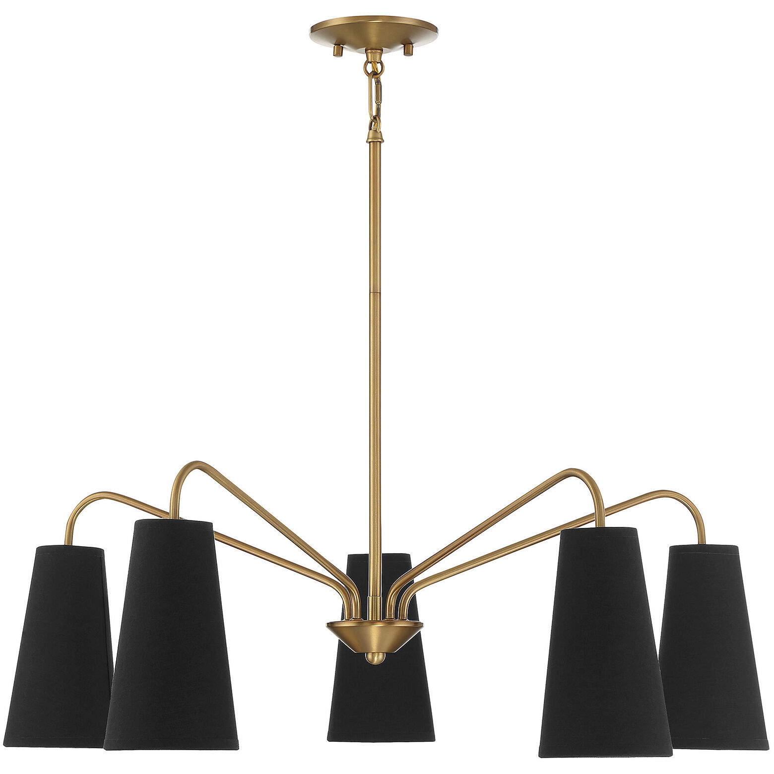 5 arm ceiling light with shade on sale