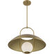 Lehigh 1 Light 22 inch Warm Brass Pendant Ceiling Light