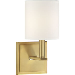 Waverly 1 Light 5 inch Warm Brass Wall Sconce Wall Light, Essentials