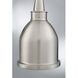 Vintage 1 Light 6.5 inch Satin Nickel Mini-Pendant Ceiling Light
