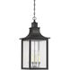 Monte Grande 4 Light 13 inch Slate Outdoor Hanging Lantern