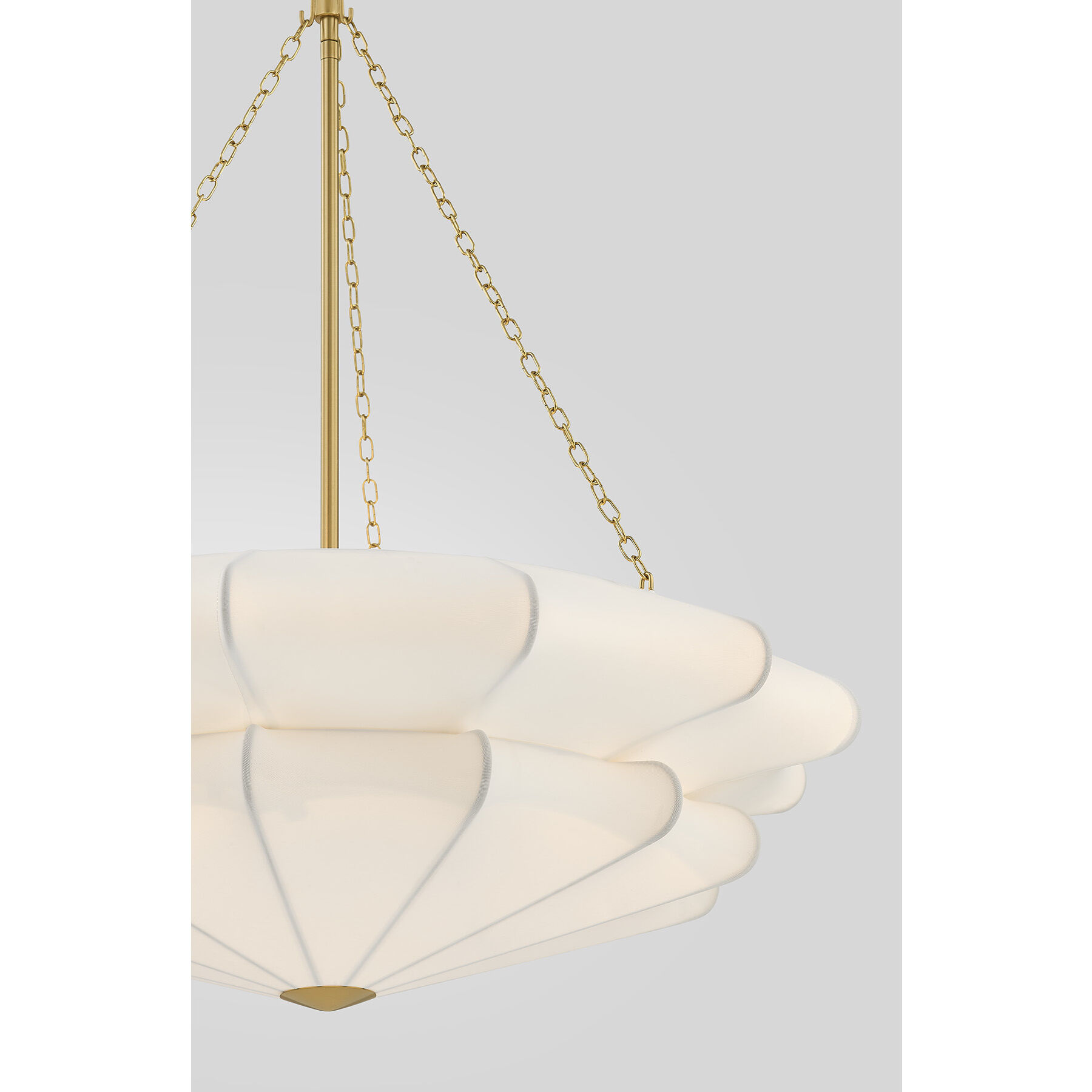 Coppell 3 Light 28 inch Warm Brass Pendant Ceiling Light