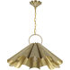 Vinton 3 Light 26 inch Noble Brass Pendant Ceiling Light