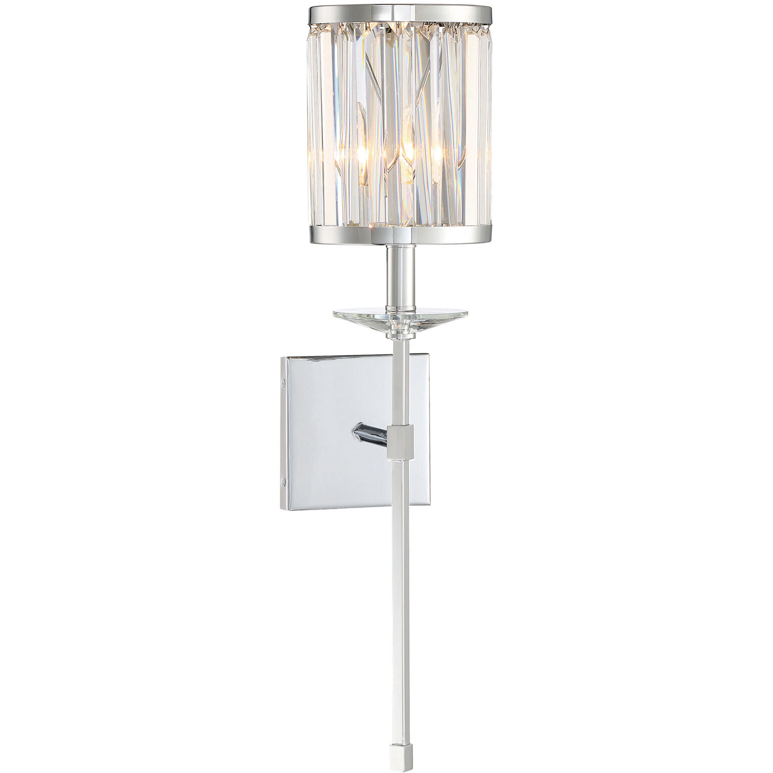 Polished chrome sconce sale