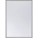 Paulding 60 X 42 inch Black LED Mirror