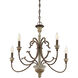 Sabine 5 Light 26 inch Avignon Chandelier Ceiling Light