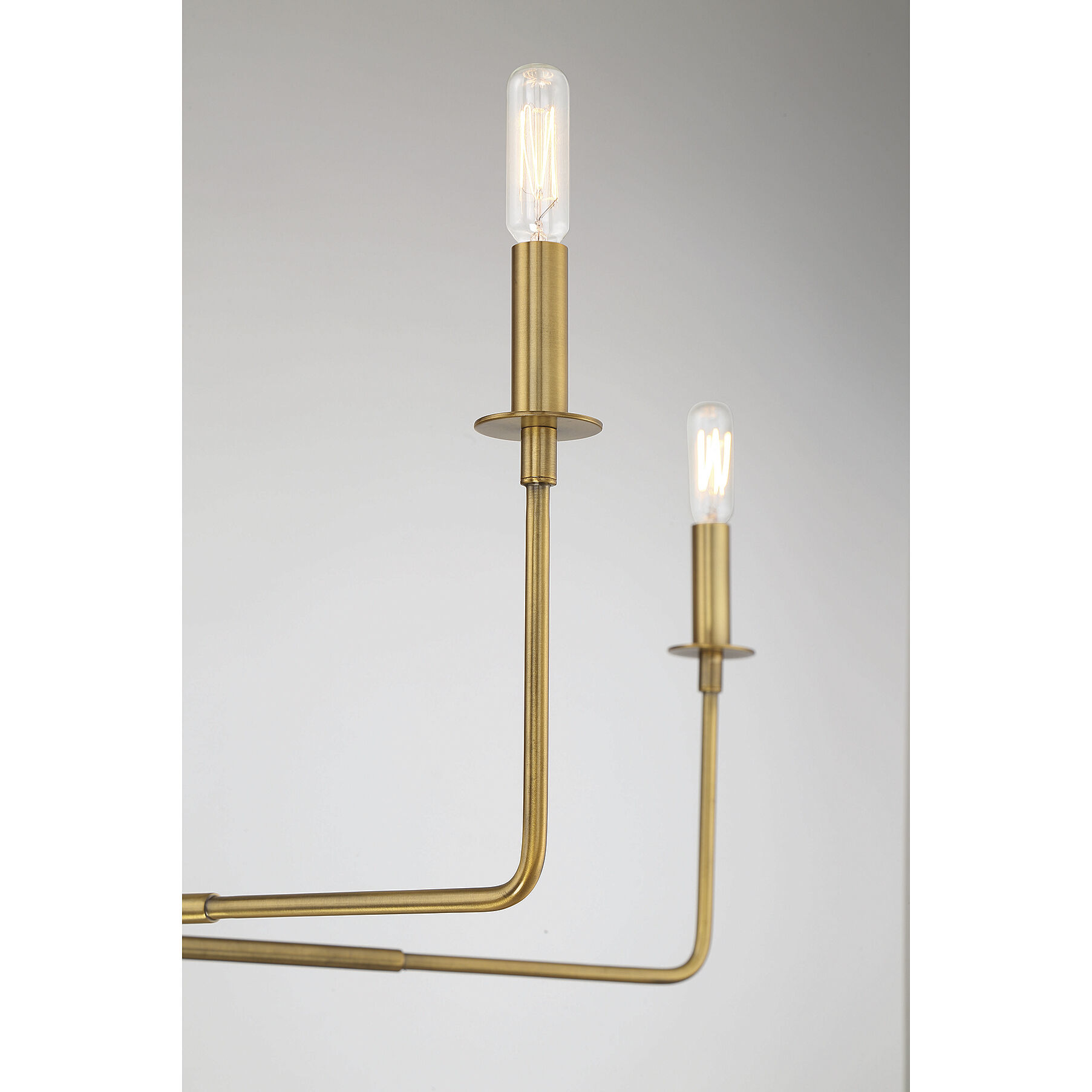 Salerno 6 Light 42 inch Warm Brass Chandelier Ceiling Light, Essentials