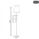 Monroe 1 Light 6.75 inch Warm Brass Wall Sconce Wall Light, Essentials