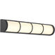 Harper LED 26 inch Matte Black Bathroom Vanity Light Wall Light