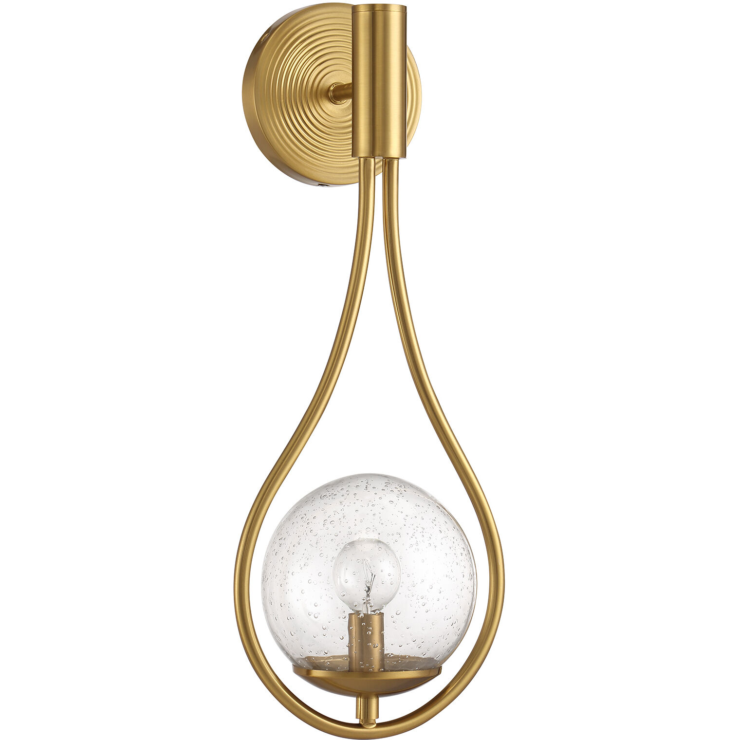 Encino Wall Sconce Wall Light in Warm Brass