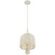Lunara 3 Light 10 inch Cotton Pendant Ceiling Light