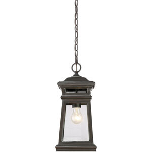 Taylor 1 Light 8 inch English Bronze with Gold Outdoor Hanging Lantern