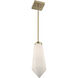 Leland LED 6 inch Noble Brass Mini-Pendant Ceiling Light