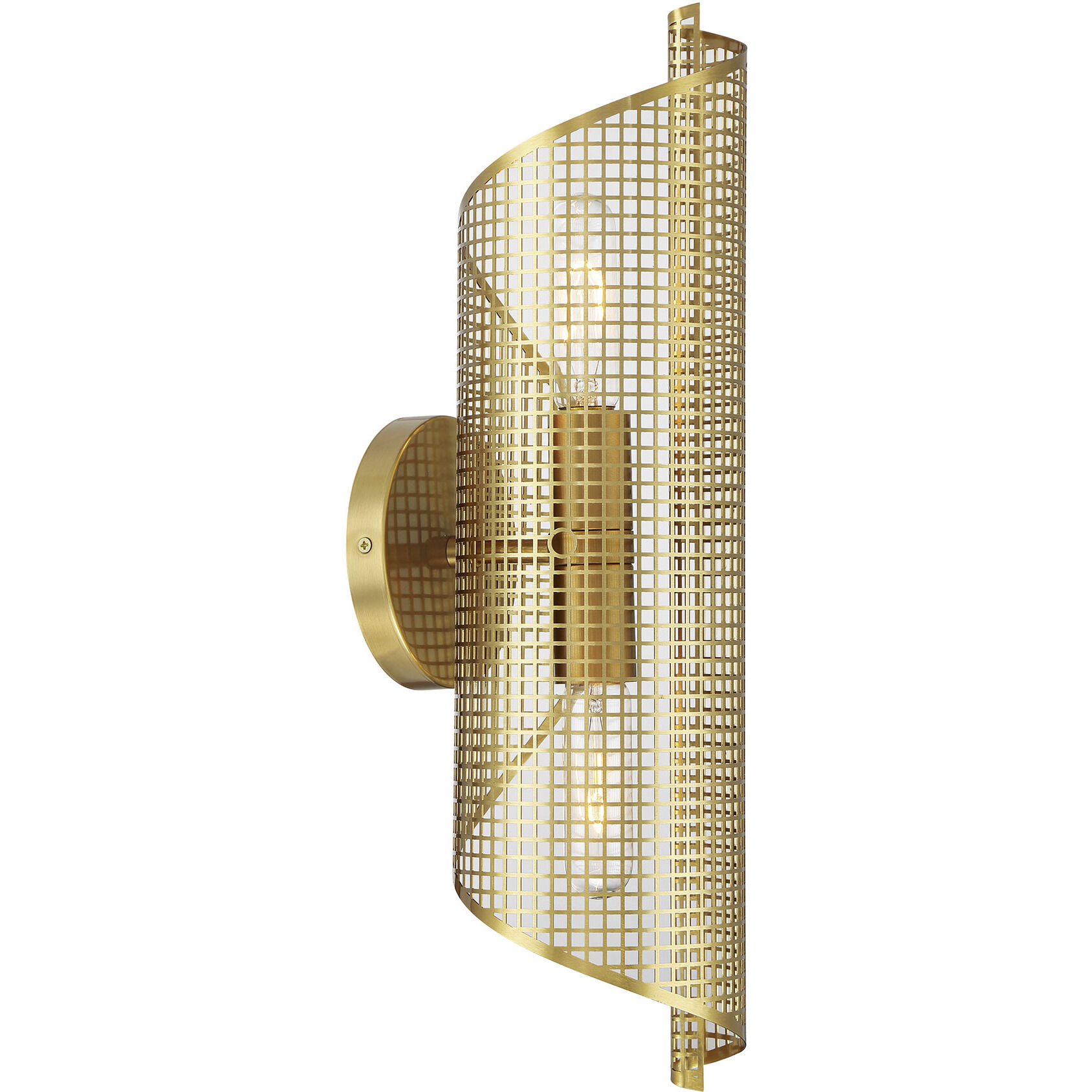 Hillbourne Wall Sconce Wall Light in Warm Brass