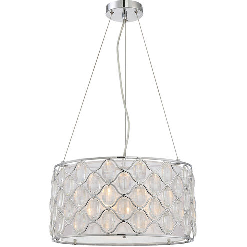 Opus 3 Light 18 inch Polished Chrome Pendant Ceiling Light